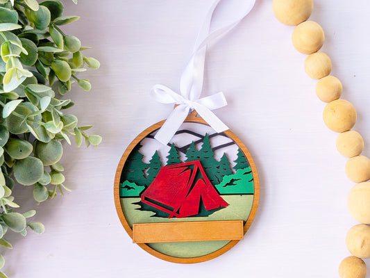 Welcome Campsite Ornament