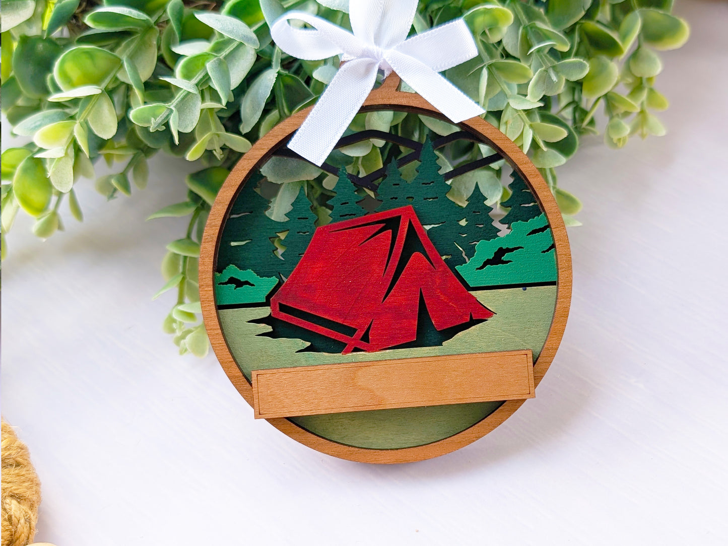 Welcome Campsite Ornament
