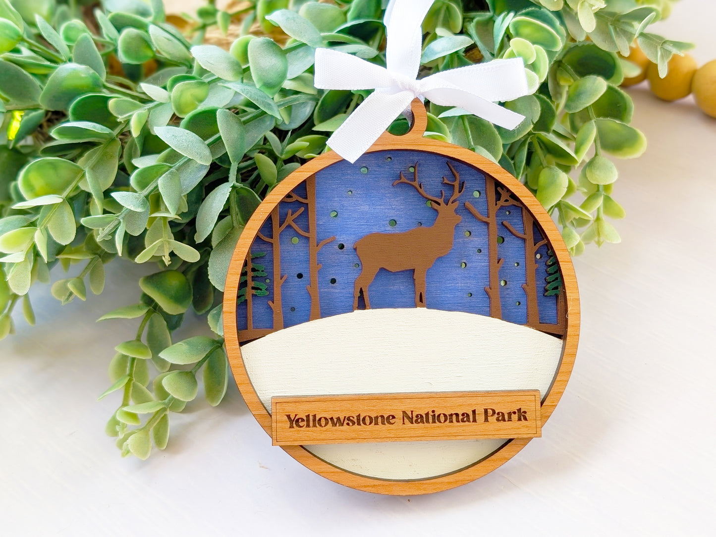 Yellowstone Deer Ornament