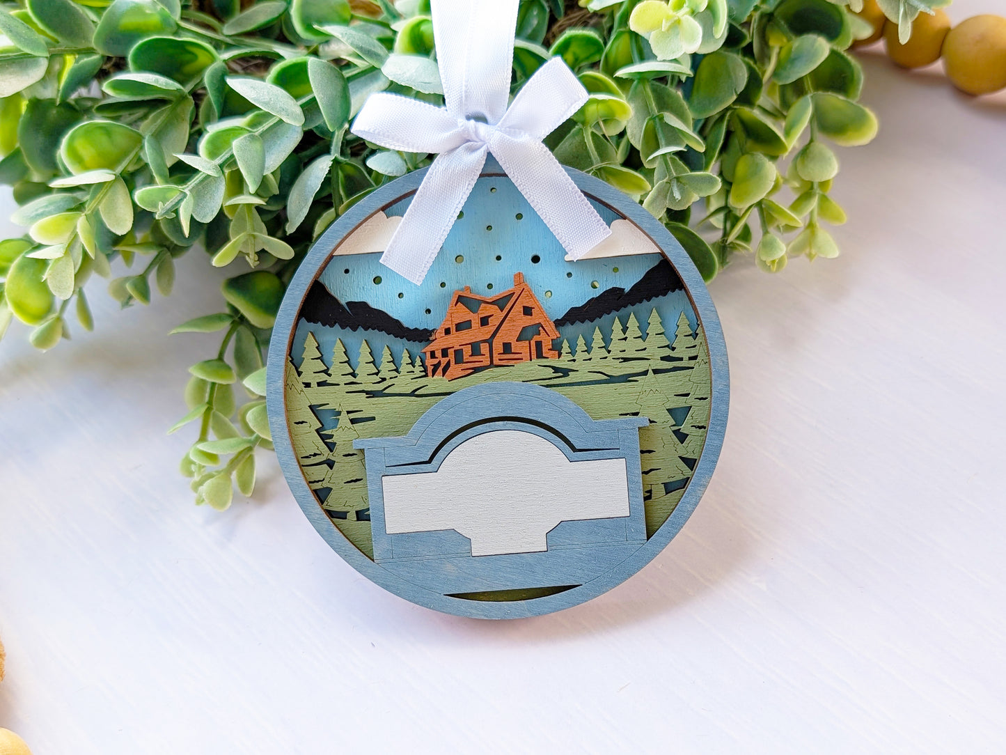 Welcome Lodge View Ornament