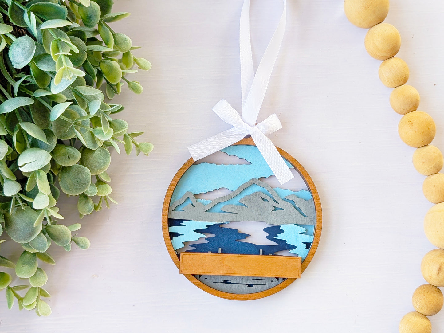 Welcome Mountain Lake Ornament