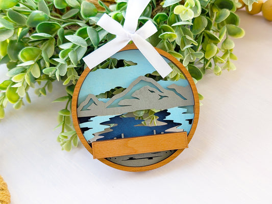 Welcome Mountain Lake Ornament