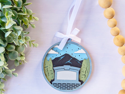 Welcome Mountain Peak Ornament
