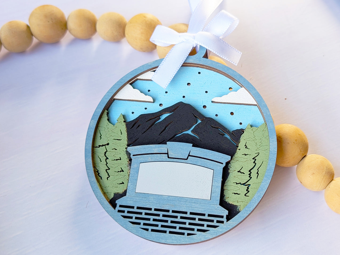Welcome Mountain Peak Ornament
