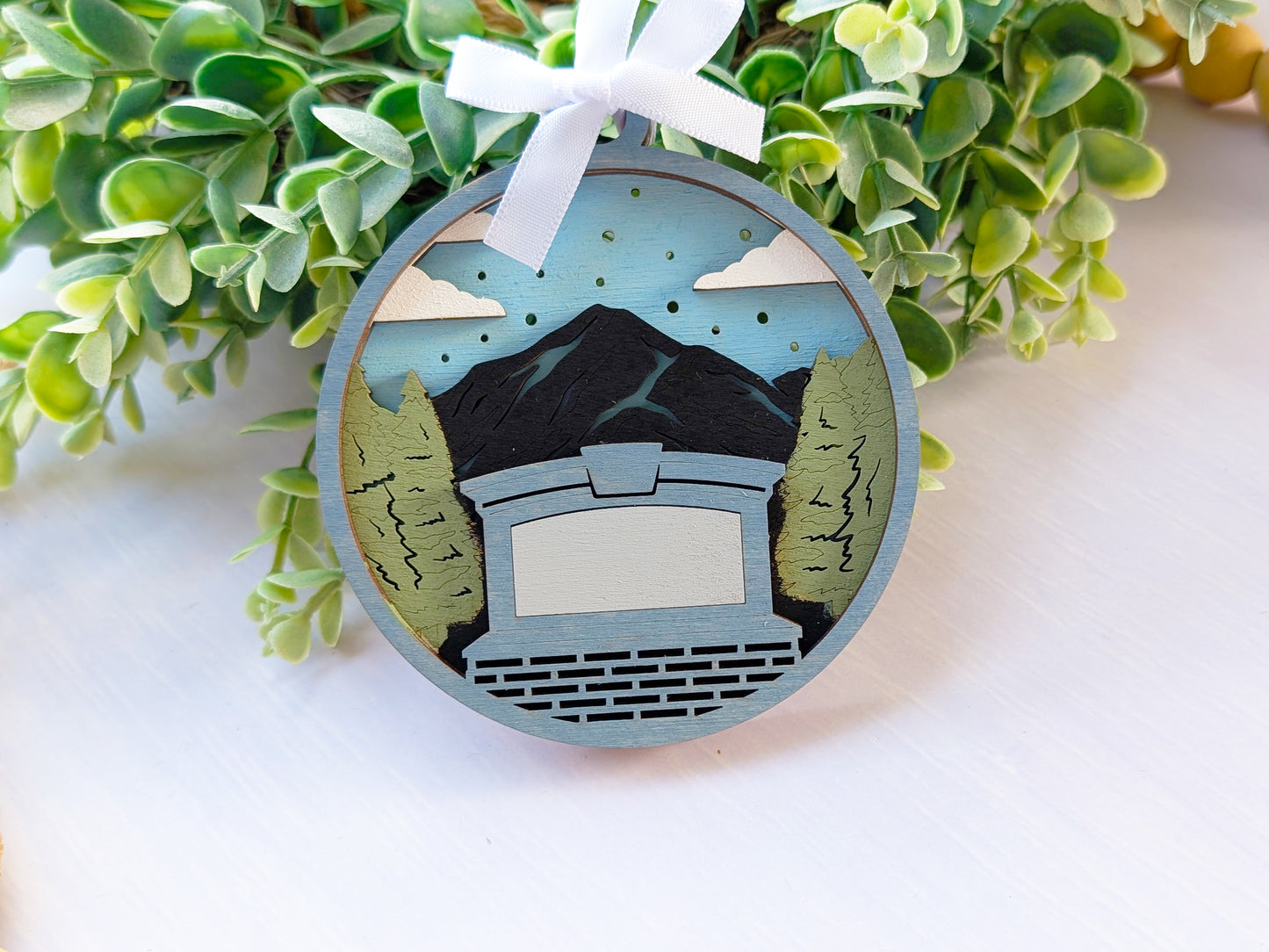 Welcome Mountain Peak Ornament