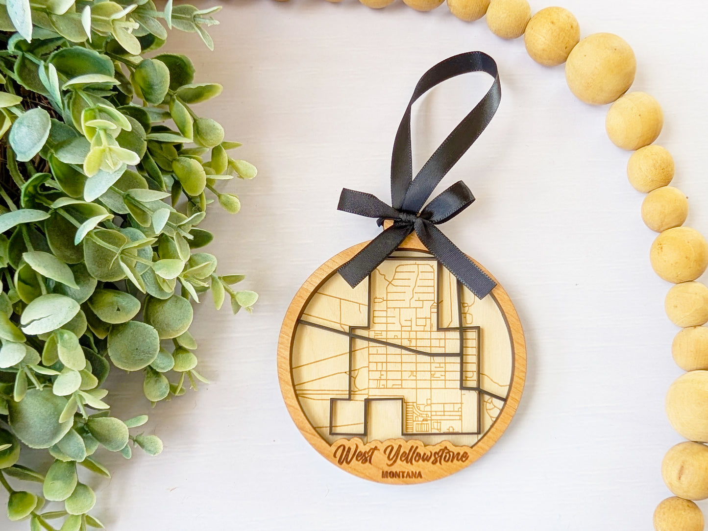 West Yellowstone MT City Street Ornament, Wholesale