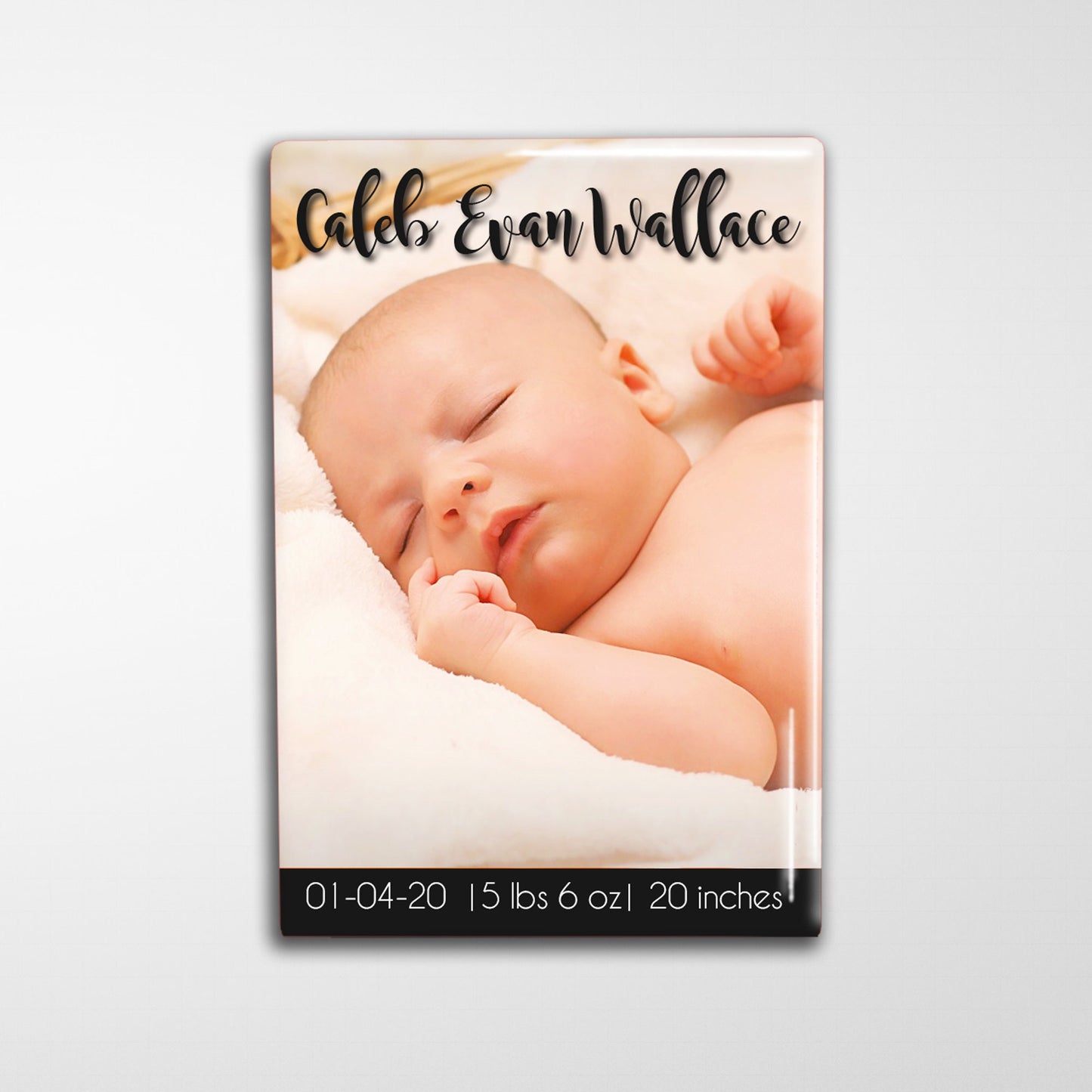 Personalized Birth Announcement Design - 2x3"