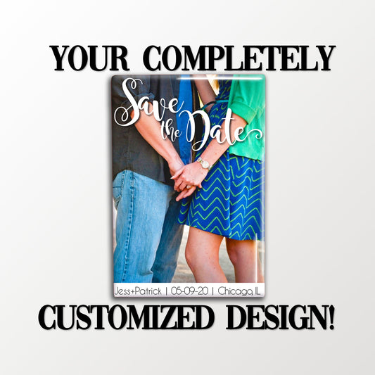 Personalized Save the Date Design - 2x3"