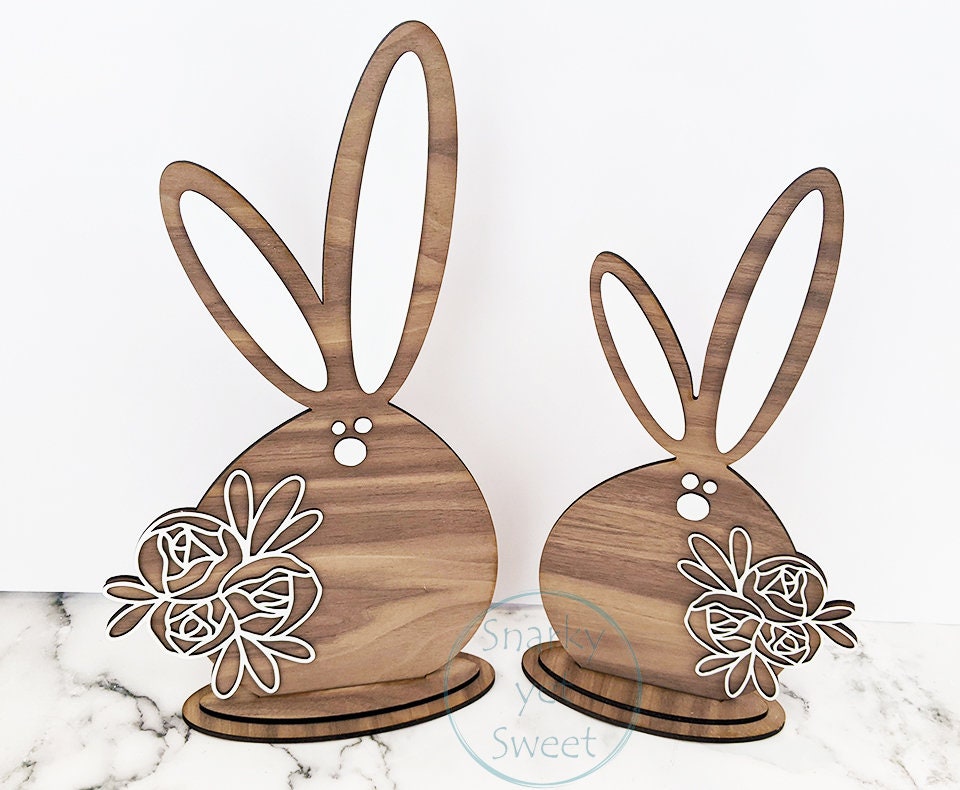 Chubby Bunnies Easter Decor Shelf Sitters