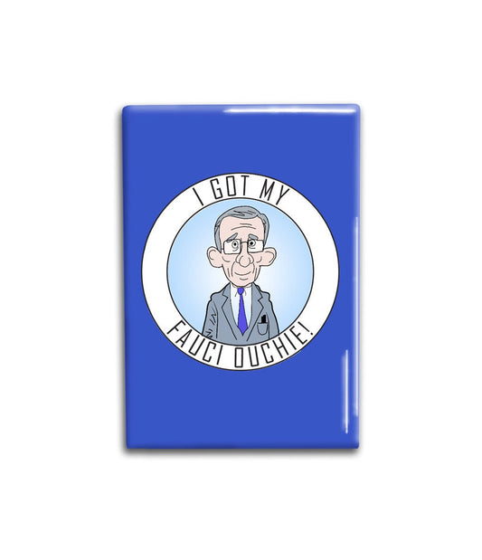 Fauci Ouchie Decorative Magnet, Coronavirus Vaccine Refrigerator Magnet 2x3 inches