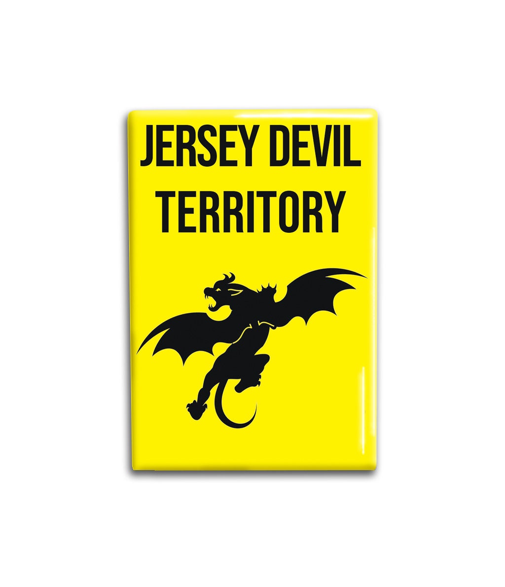 Jersey Devil Decorative Magnet- Cryptid Refrigerator Magnet 2x3 inches