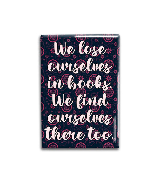 Book Lover Fridge Magnet- Bookworm Refrigerator Magnet 2x3 inches