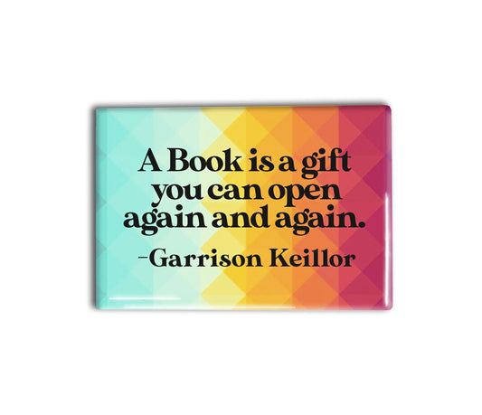 Book Lover Fridge Magnet- Bookworm Refrigerator Magnet 2x3 inches