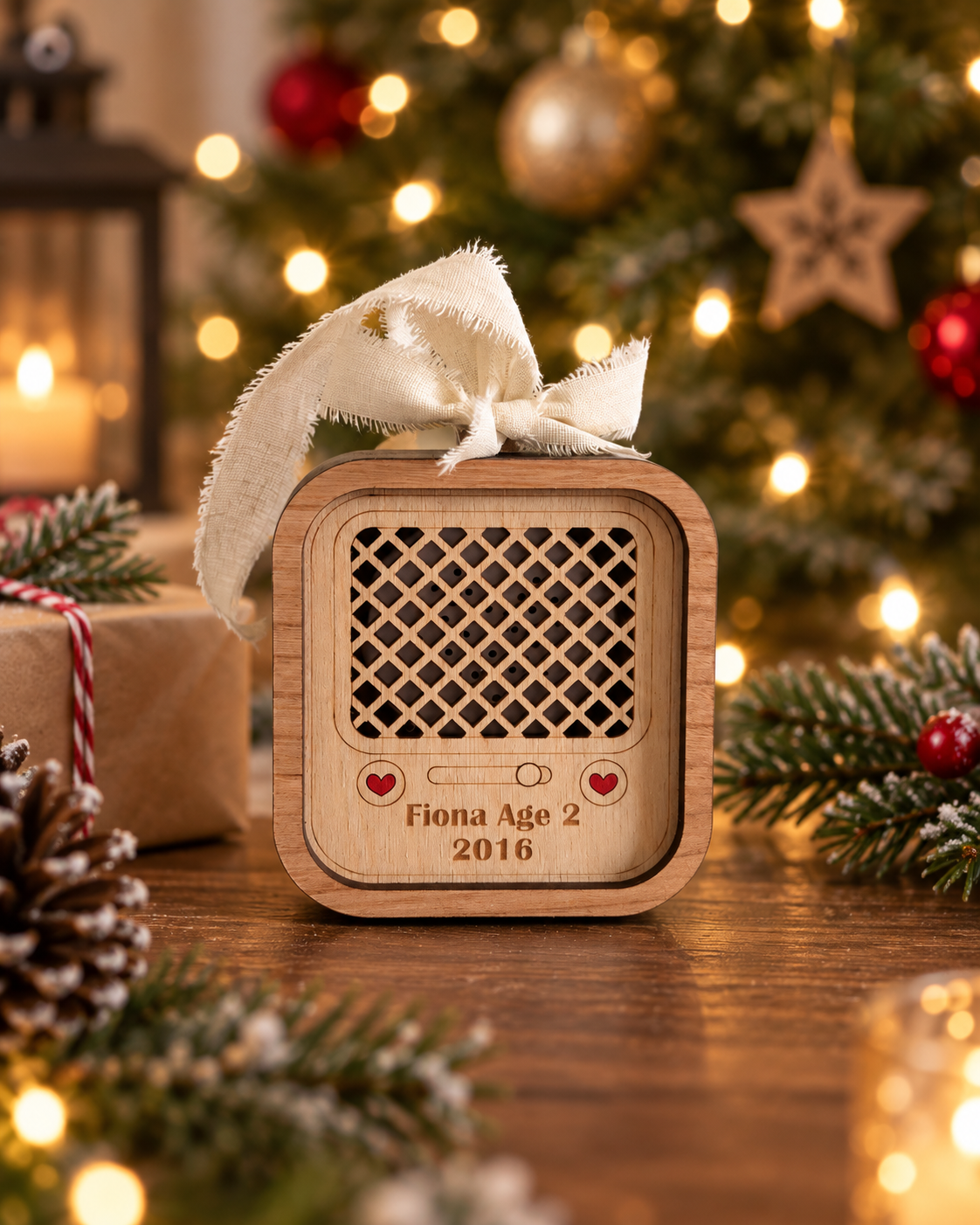 PREORDER Voice Recorder Personalized Ornament