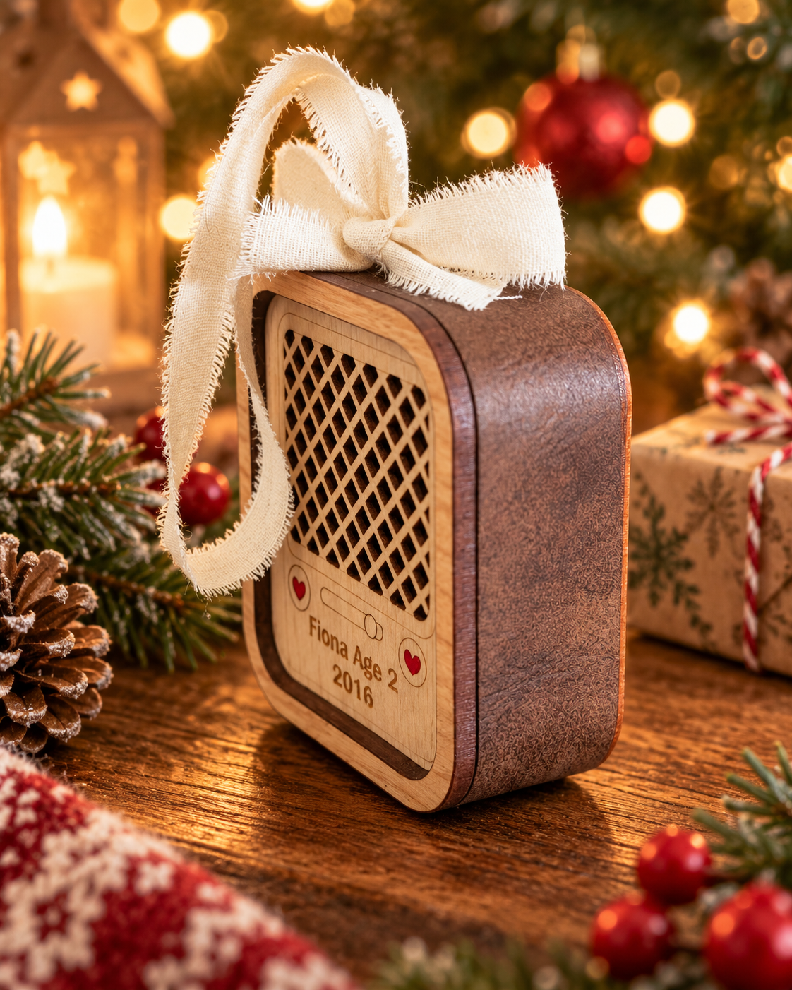 PREORDER Voice Recorder Personalized Ornament