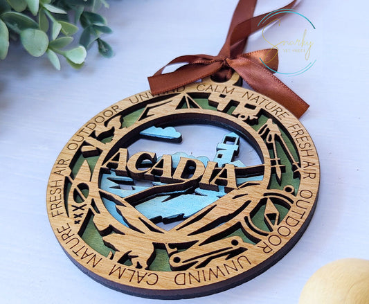 Acadia national park ornament