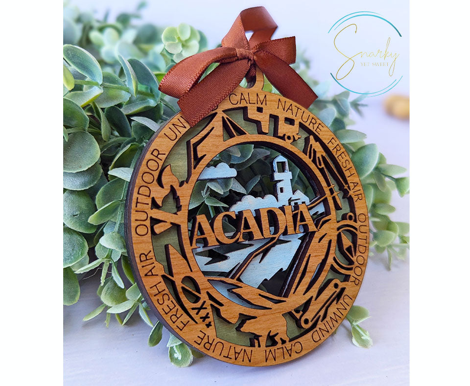 Acadia national park ornament