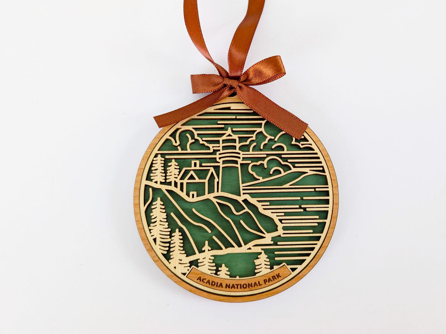 Acadia national park ornament, Acadia ornament, Acadia souvenir, national park gifts, national park ornament, gift for hiker, Christmas gift