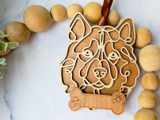 Alaskan Malamute Dog Ornament