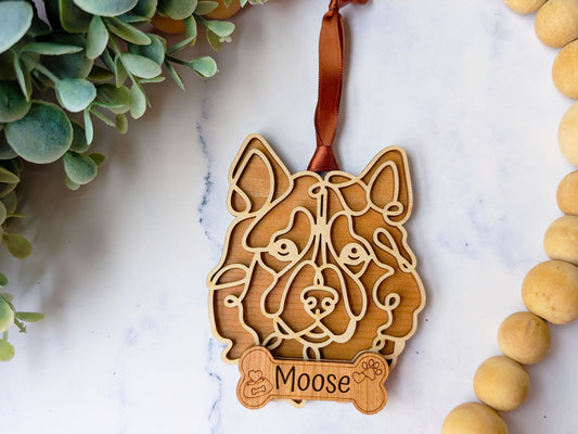 Alaskan Malamute Dog Ornament