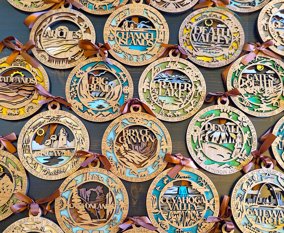 Acadia national park ornament, Acadia ornament, Acadia souvenir, national park gifts, national park ornament, gift for hiker, Christmas gift