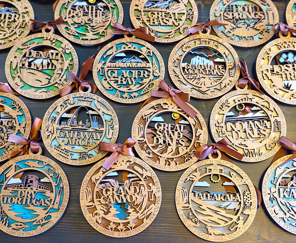 Acadia national park ornament, Acadia ornament, Acadia souvenir, national park gifts, national park ornament, gift for hiker, Christmas gift