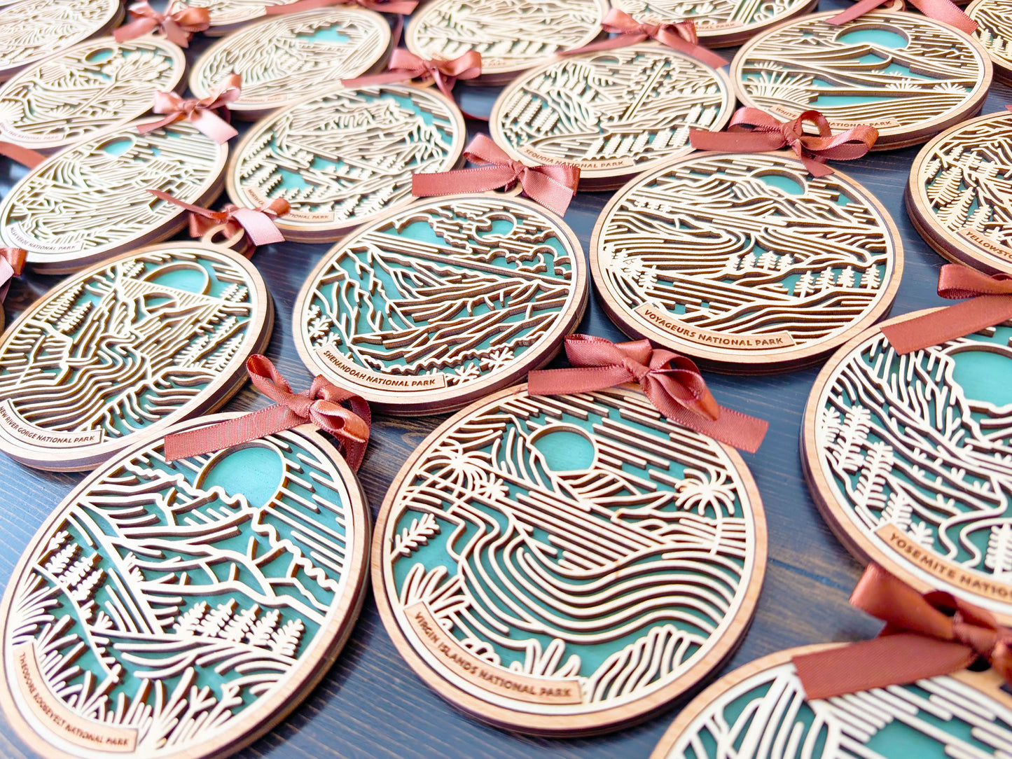 Yellowstone national park ornament, Yellowstone ornament, Yellowstone souvenir, national park gifts, national park ornament, gift for hiker, Christmas gift