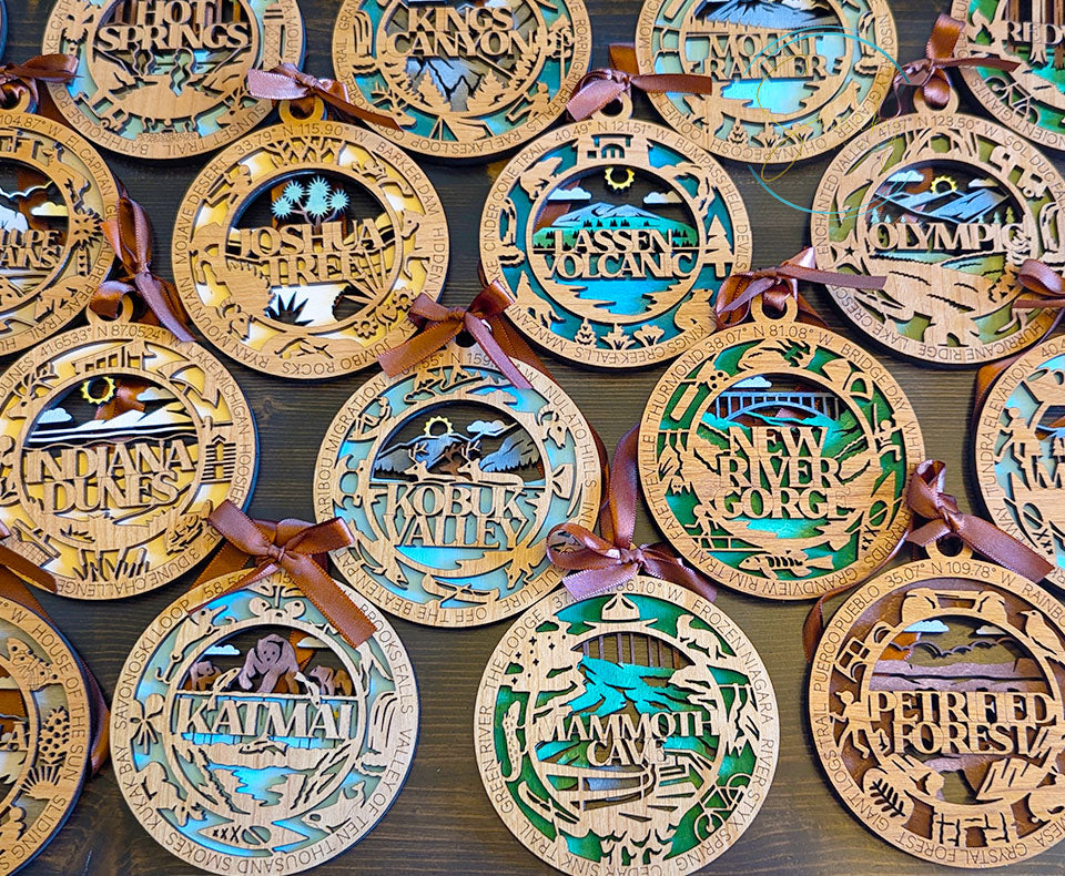 Acadia national park ornament, Acadia ornament, Acadia souvenir, national park gifts, national park ornament, gift for hiker, Christmas gift