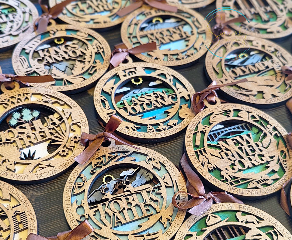 Acadia national park ornament, Acadia ornament, Acadia souvenir, national park gifts, national park ornament, gift for hiker, Christmas gift