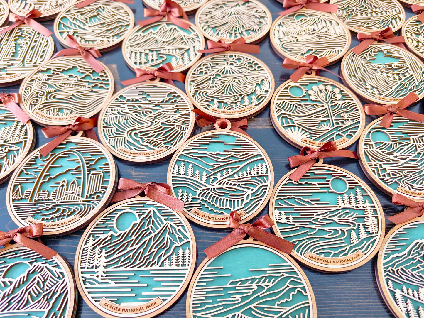 Yellowstone national park ornament, Yellowstone ornament, Yellowstone souvenir, national park gifts, national park ornament, gift for hiker, Christmas gift