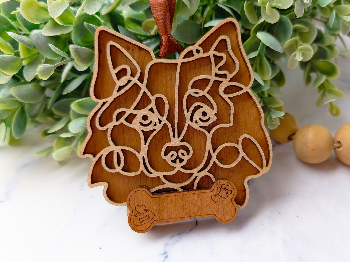 American Eskimo Dog Dog Ornament