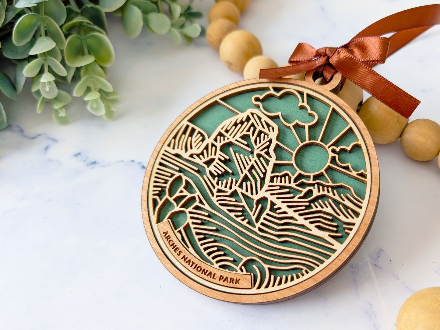 Arches national park ornament, Arches ornament, Arches souvenir, national park gifts, national park ornament, gift for hiker, Christmas gift