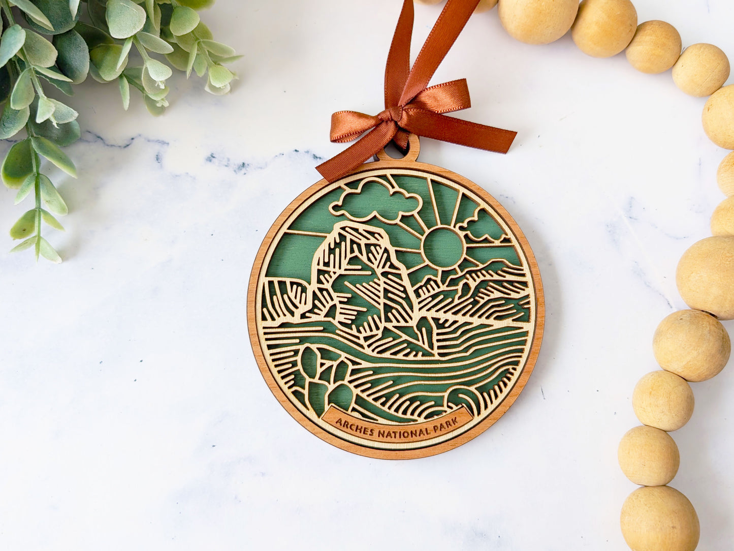 Arches national park ornament, Arches ornament, Arches souvenir, national park gifts, national park ornament, gift for hiker, Christmas gift