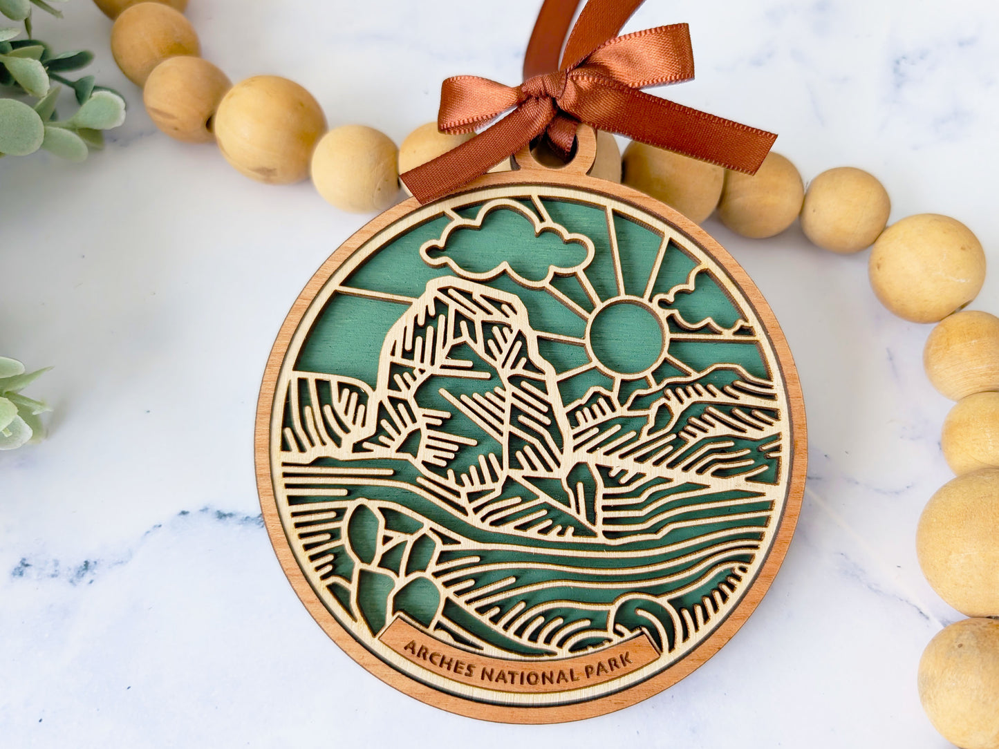 Arches national park ornament, Arches ornament, Arches souvenir, national park gifts, national park ornament, gift for hiker, Christmas gift