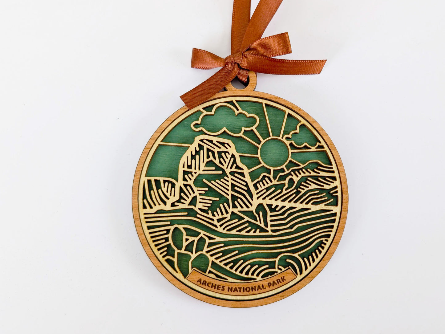 Arches national park ornament, Arches ornament, Arches souvenir, national park gifts, national park ornament, gift for hiker, Christmas gift