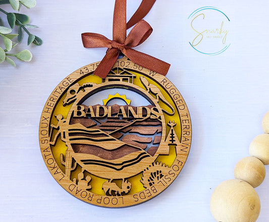 Badlands national park ornament