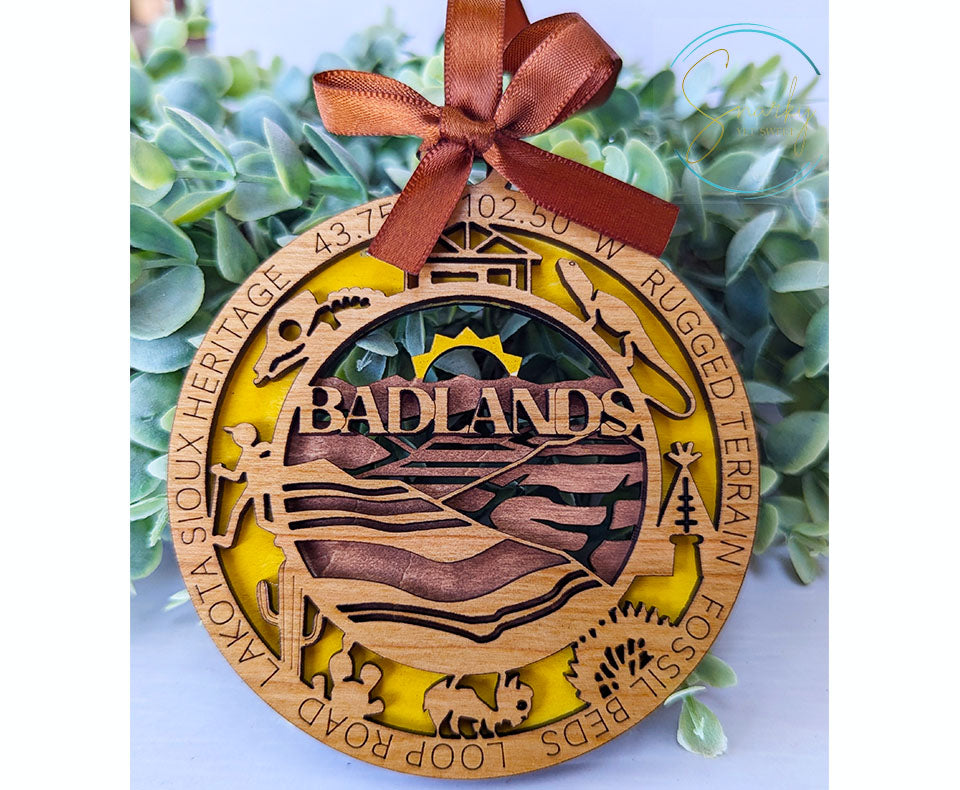 Badlands national park ornament