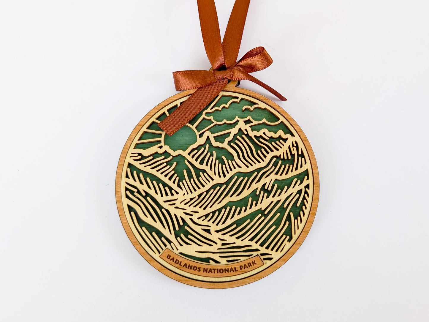 Badlands national park ornament, Badlands ornament, Badlands souvenir, national park gifts, national park ornament, gift for hiker, Christmas gift