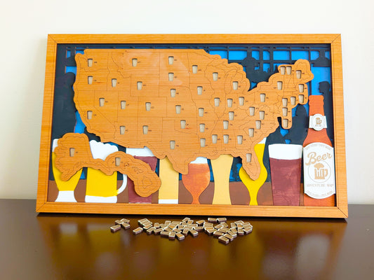 50 States of Beer Adventure Map