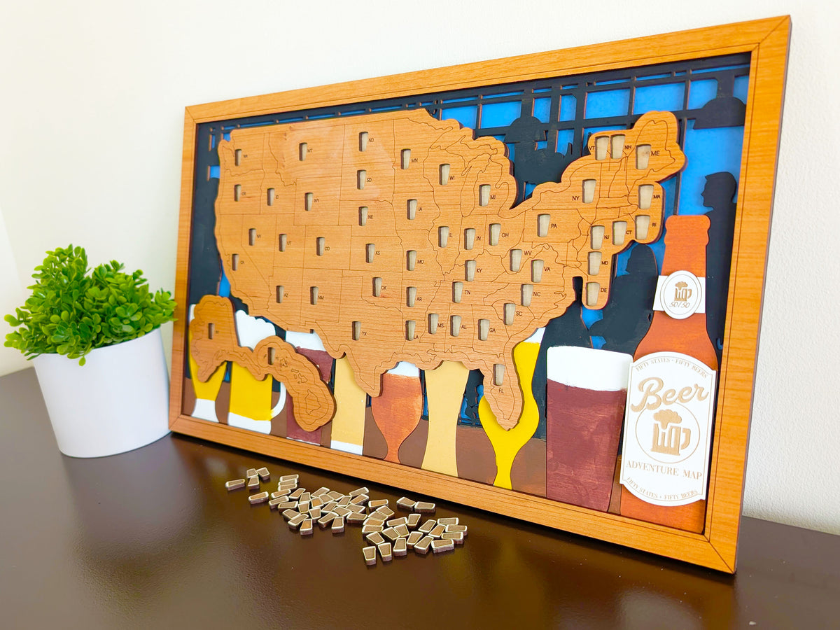 50 States of Beer Adventure Map