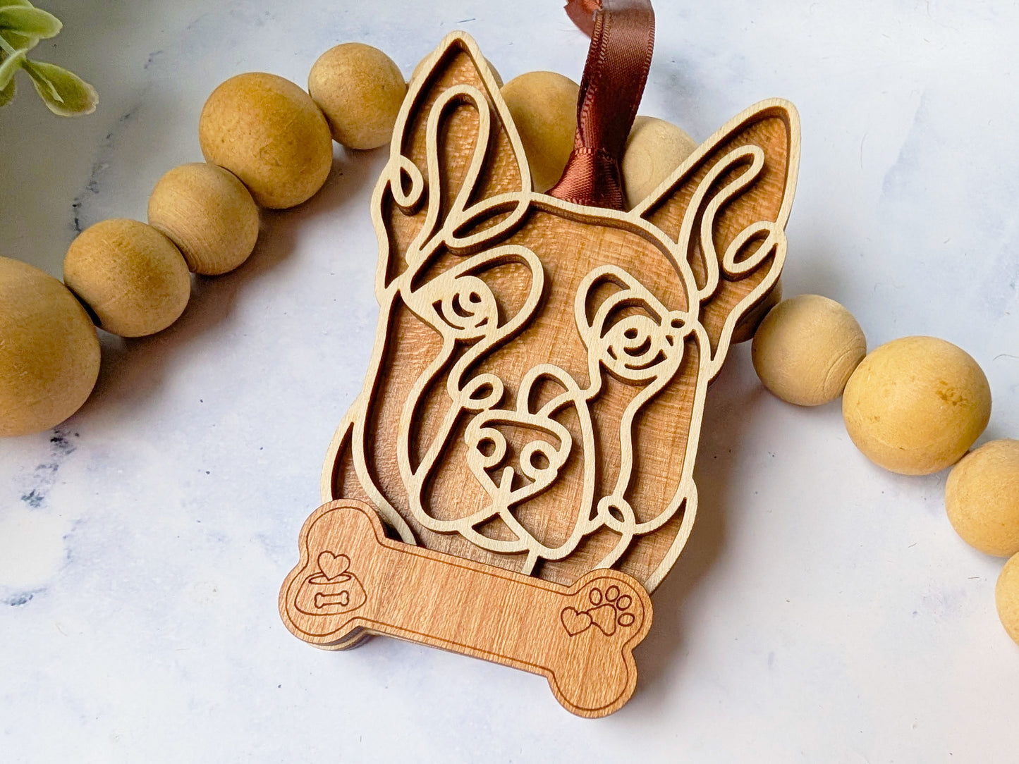 Belgian Malinois Dog Ornament