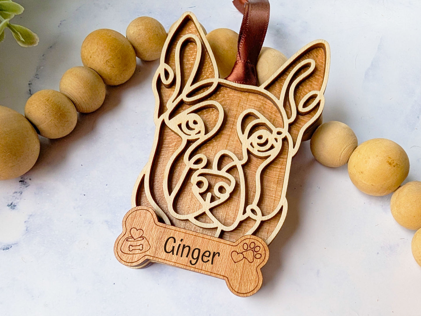 Belgian Malinois Dog Ornament