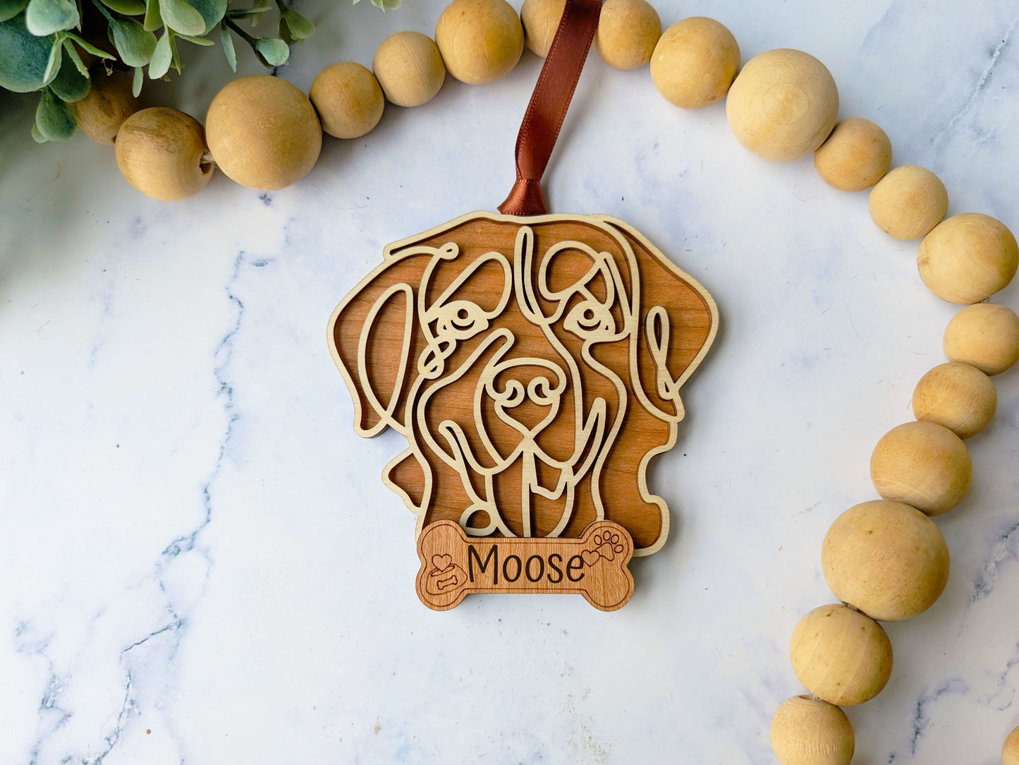 Bernese Mt Dog Ornament