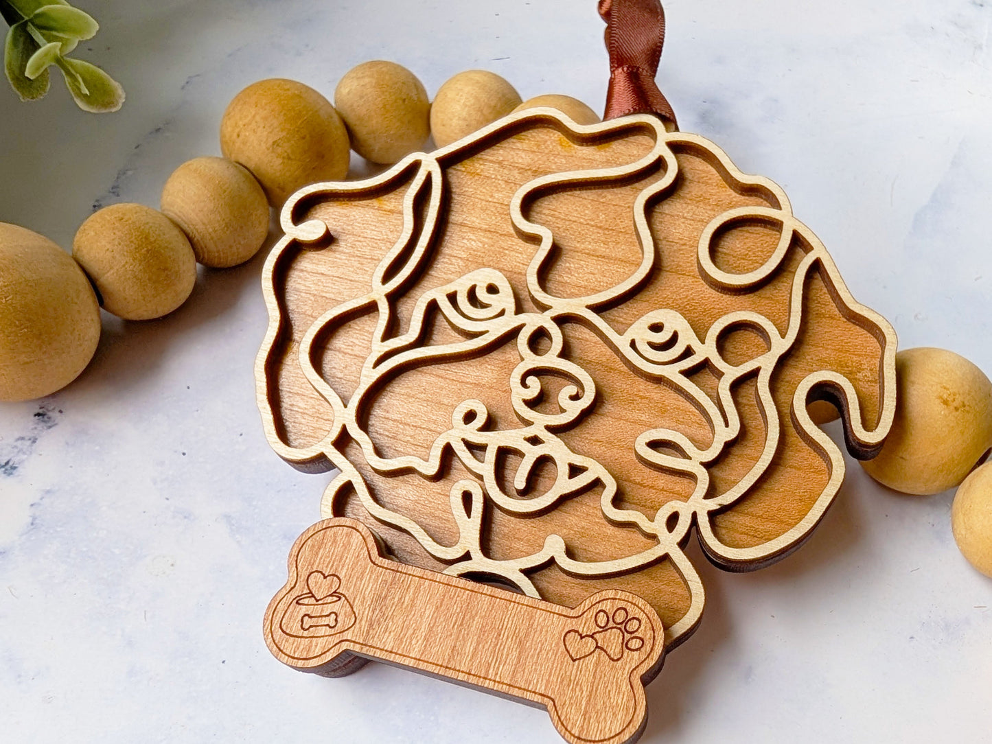 Bichon Frise Dog Ornament