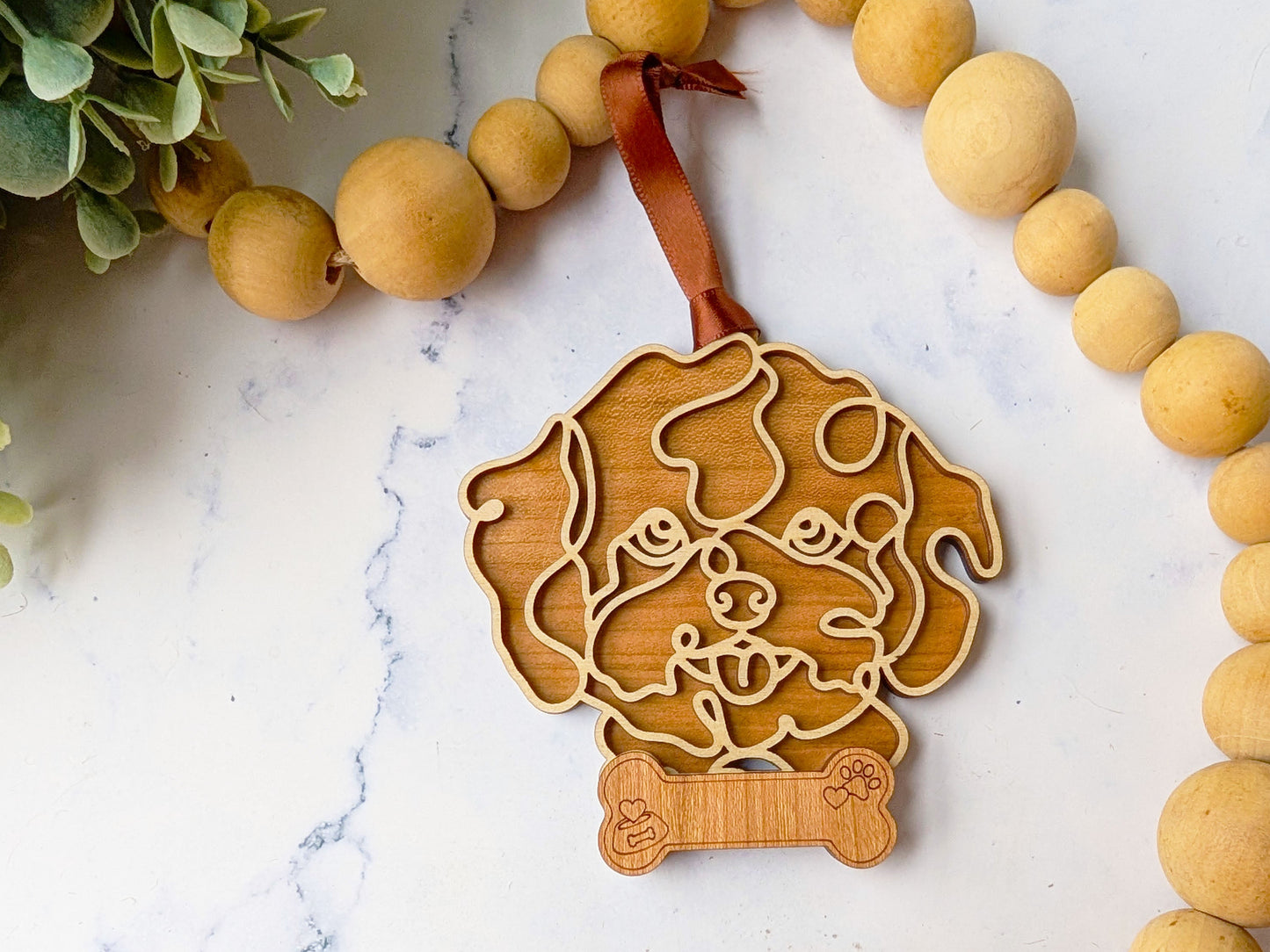 Bichon Frise Dog Ornament