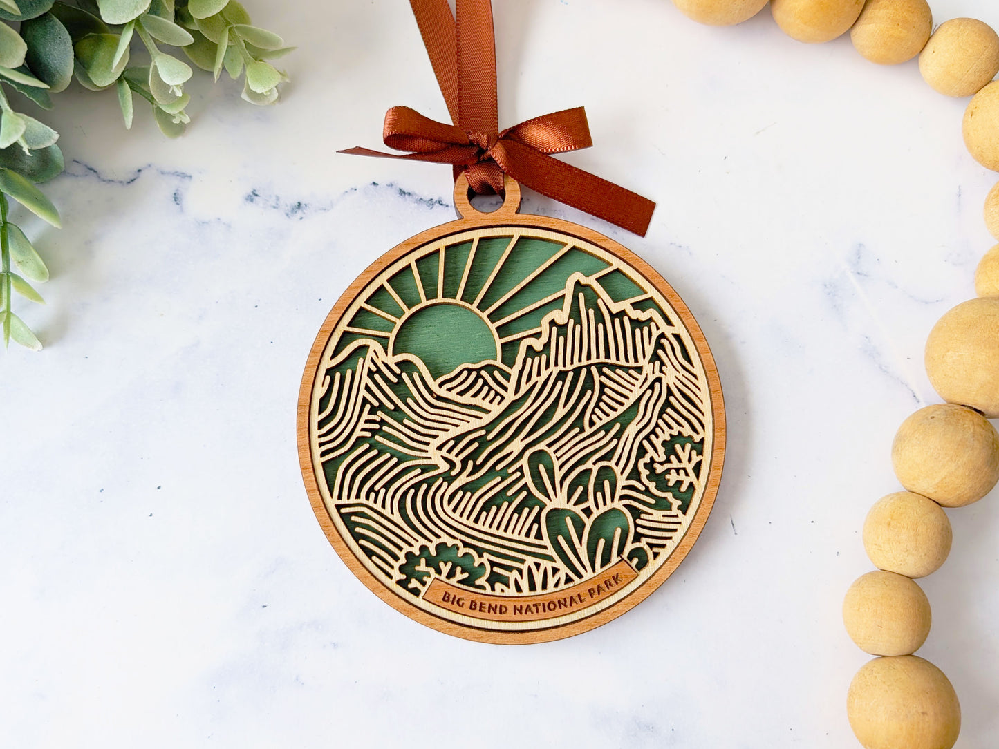 Big Bend national park ornament, Big Bend ornament, Big Bend souvenir, national park gifts, national park ornament, gift for hiker, Christmas gift