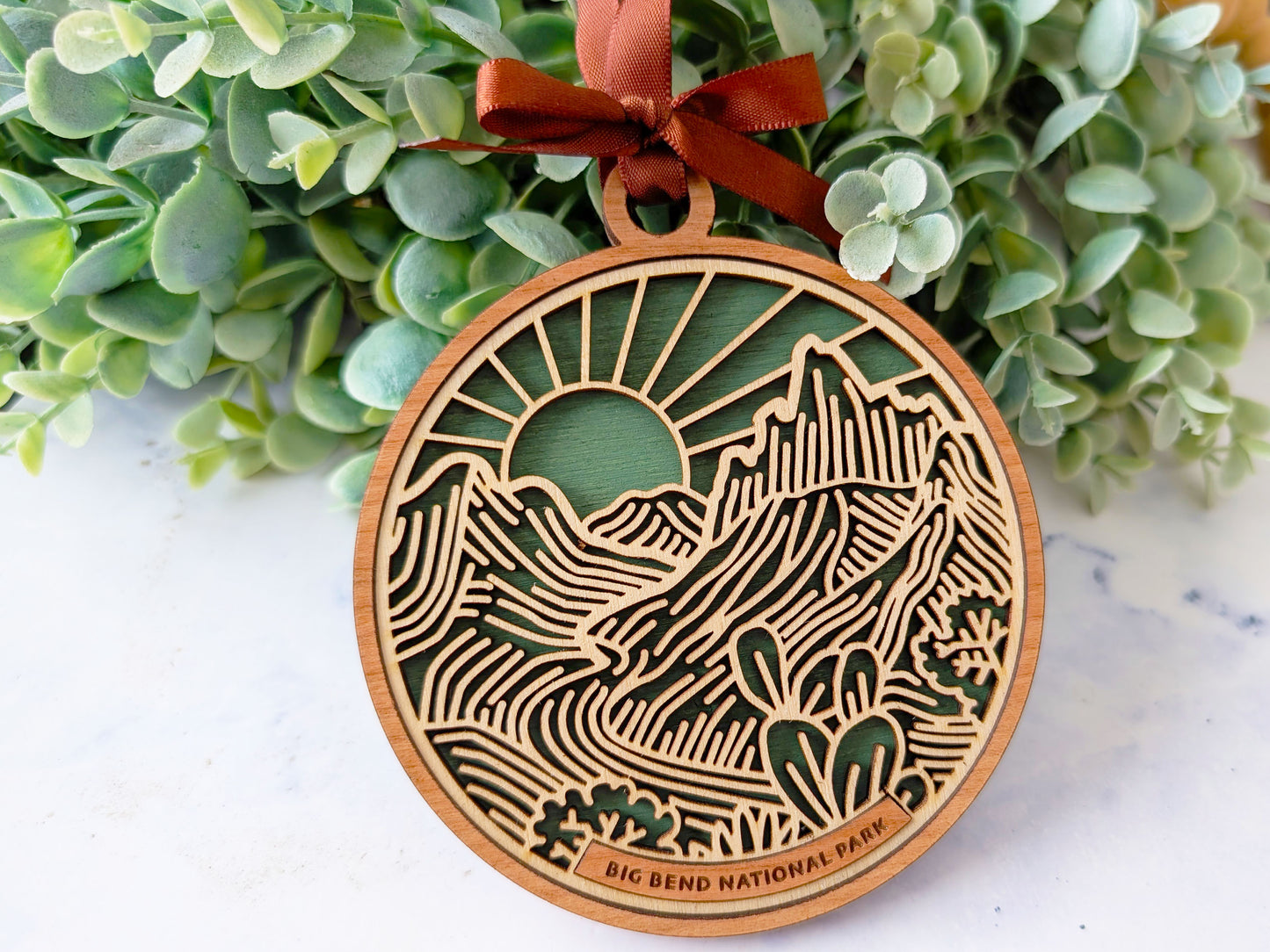 Big Bend national park ornament, Big Bend ornament, Big Bend souvenir, national park gifts, national park ornament, gift for hiker, Christmas gift