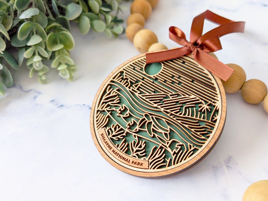 Biscayne national park ornament, Biscayne ornament, Biscayne souvenir, national park gifts, national park ornament, gift for hiker, Christmas gift