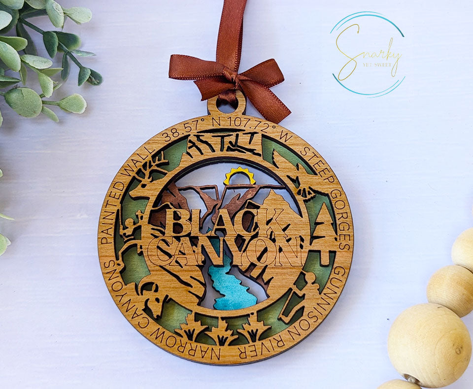Black Canyon national park ornament