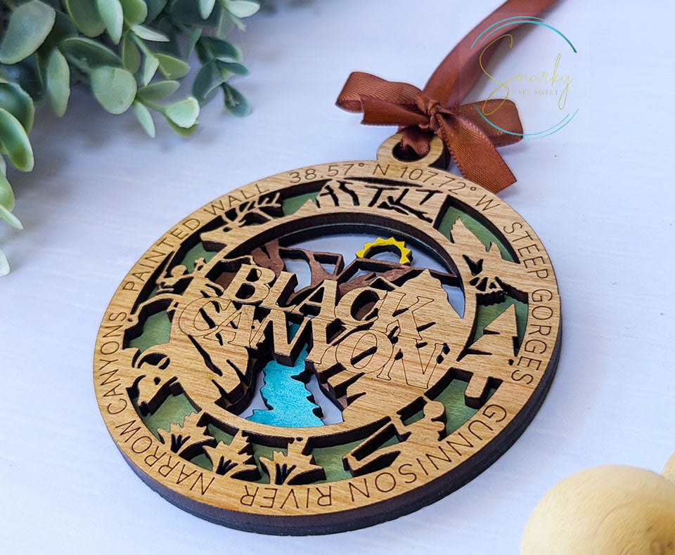Black Canyon national park ornament